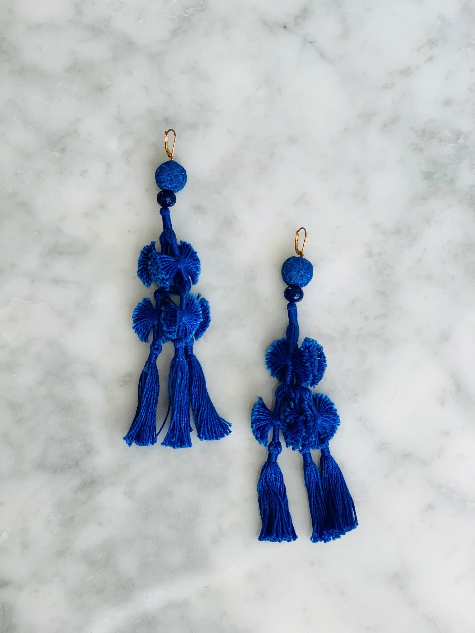 Cobalt blue hot sale statement earrings